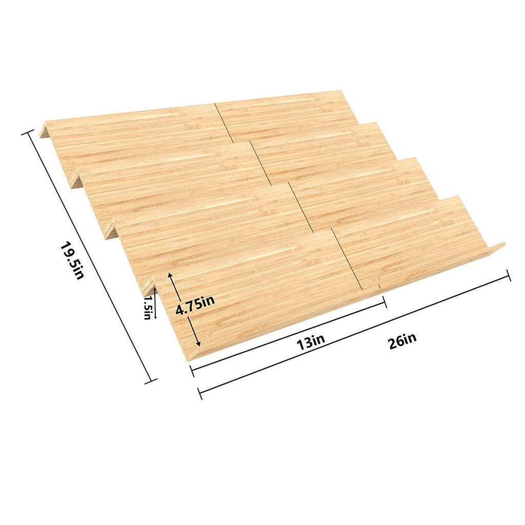 Bamboo Spice Drawer Organizer