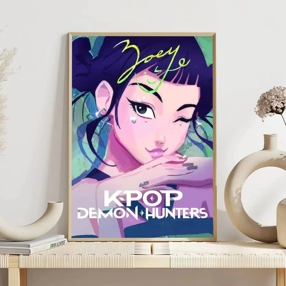 Demon Hunters K-Pop Movie Wall Art Print