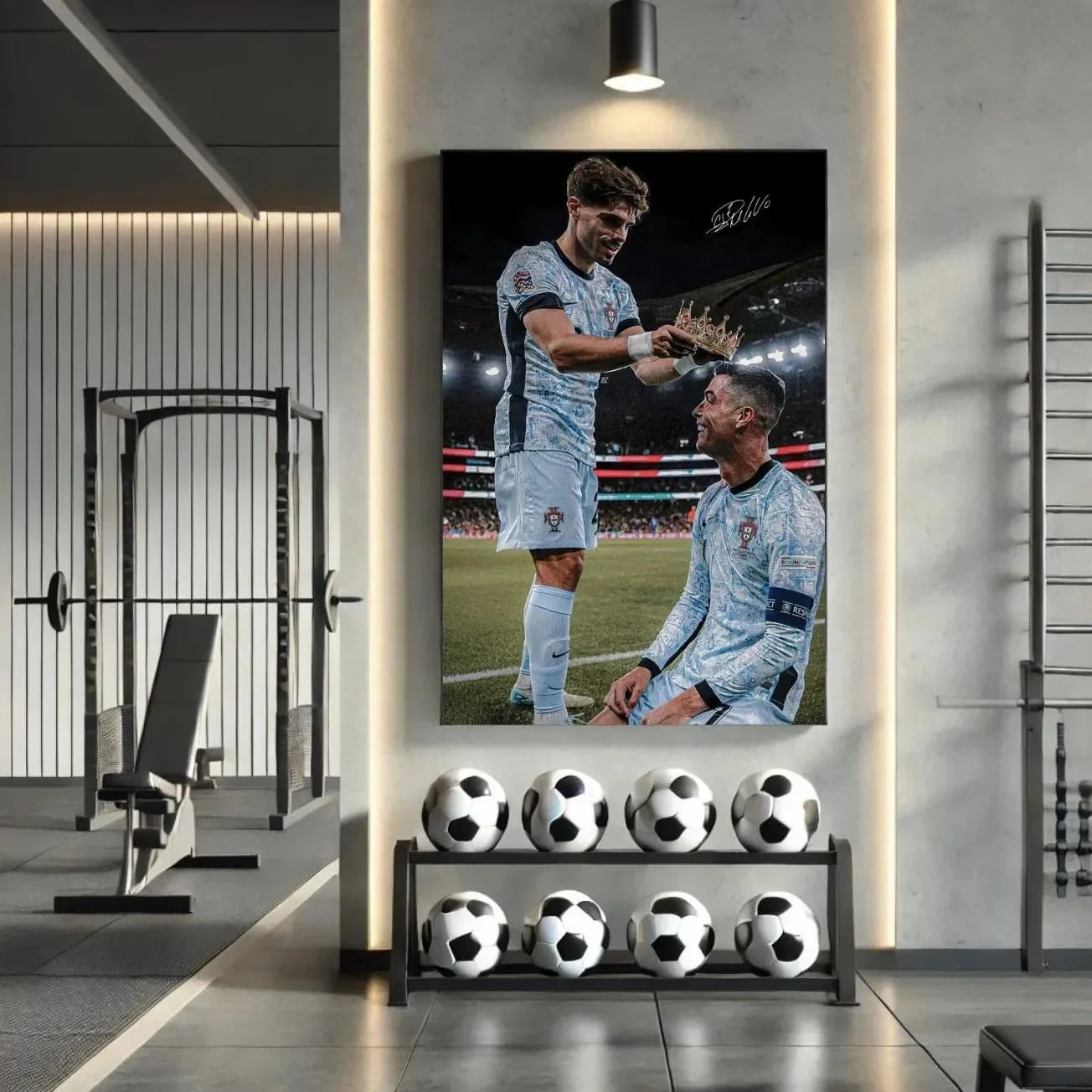 Modern Inspirational Football Wall Art
