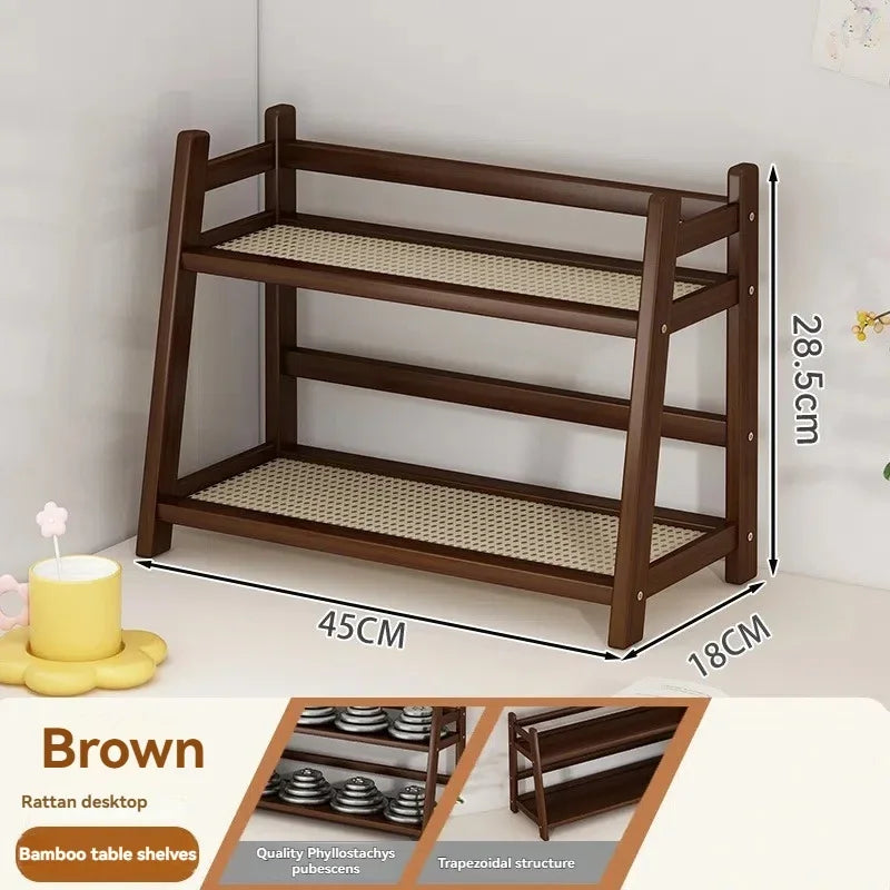 Medieval Rattan Cup Storage Rack