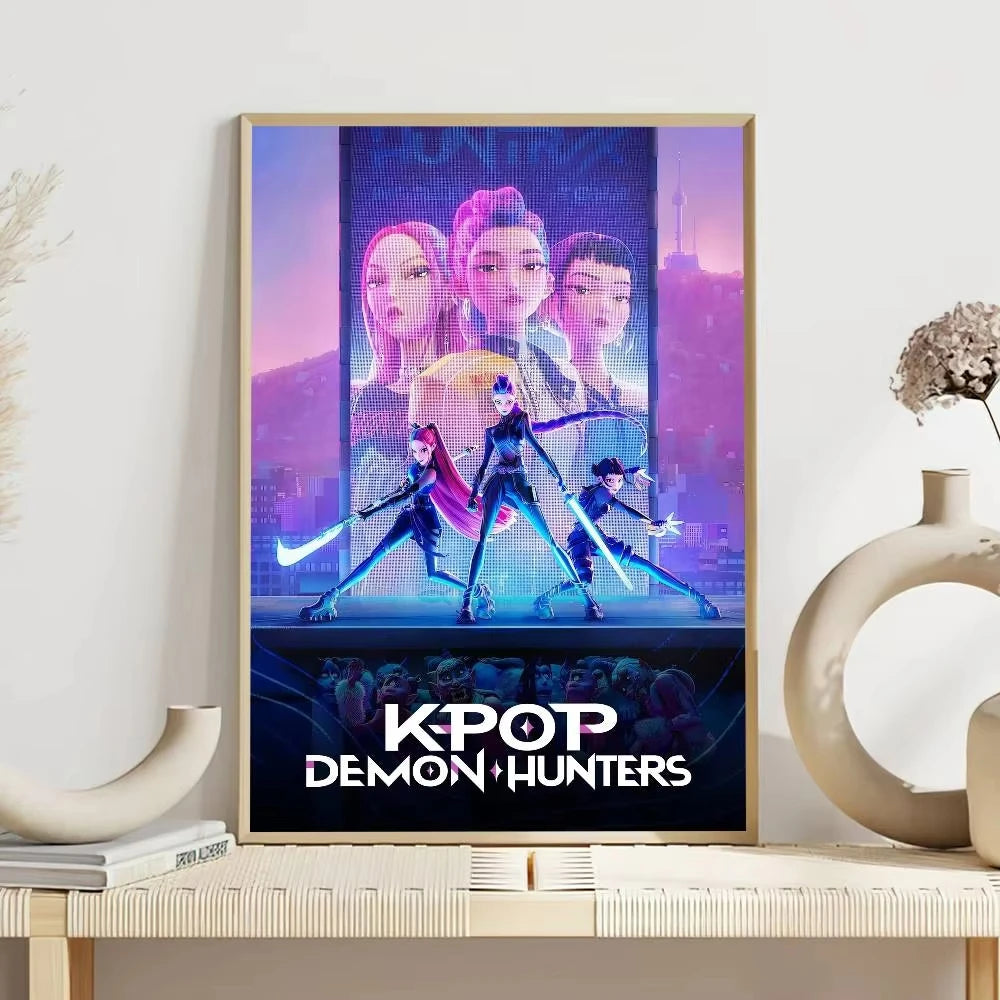 Demon Hunters K-Pop Movie Wall Art Print
