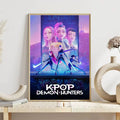 Demon Hunters K-Pop Movie Wall Art Print