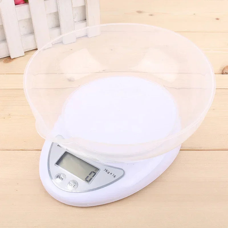 With tray 5kg LED Portable Digital Scale Scales Food Balance Measuring Weight Kitchen Scales Small Scale Weighing In Grams