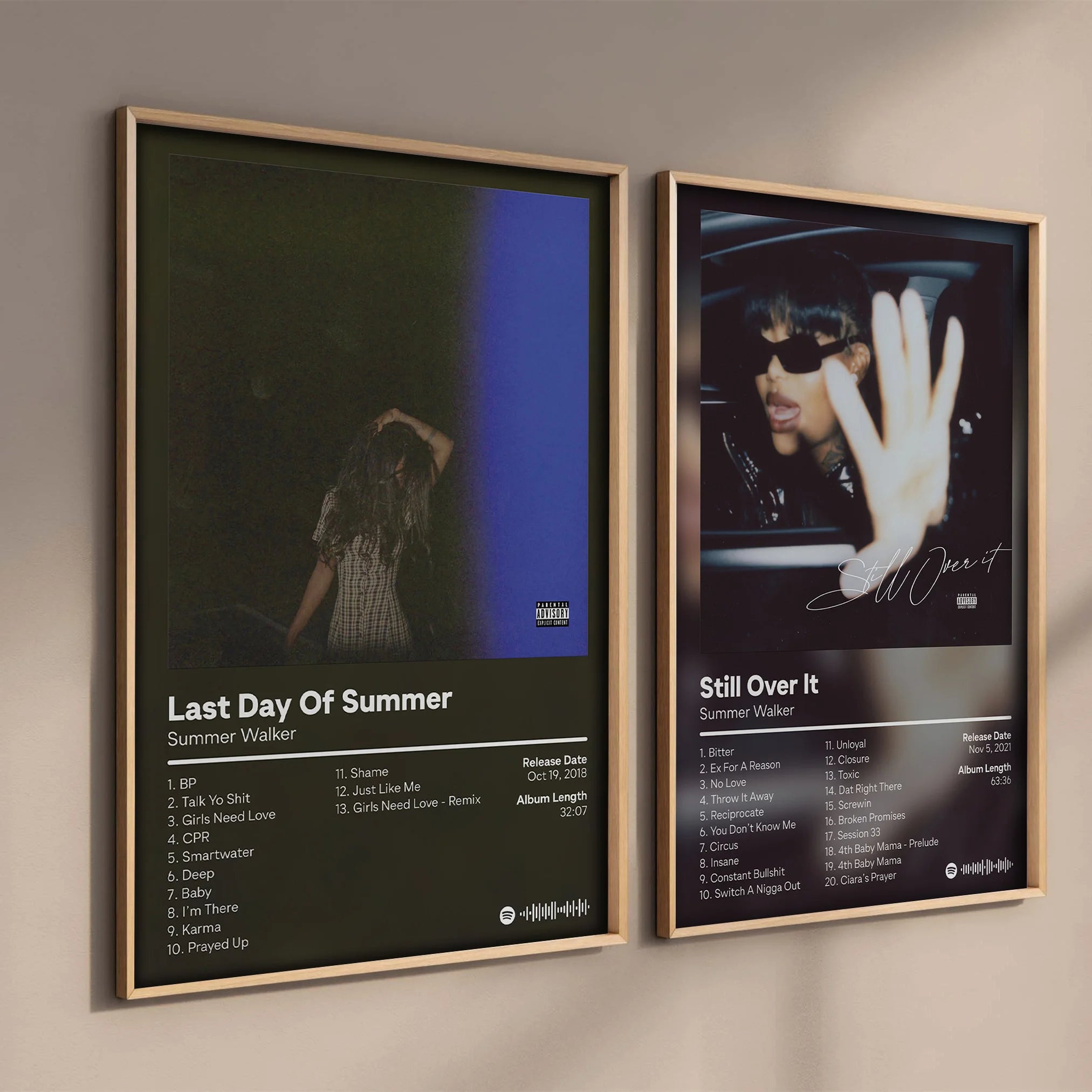 Hip Hop & R&B Music Poster – Summer Walker Art Print