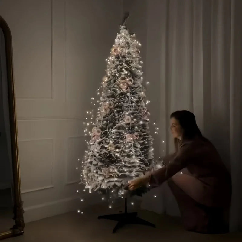 Foldable Pre-Decorated Christmas Tree