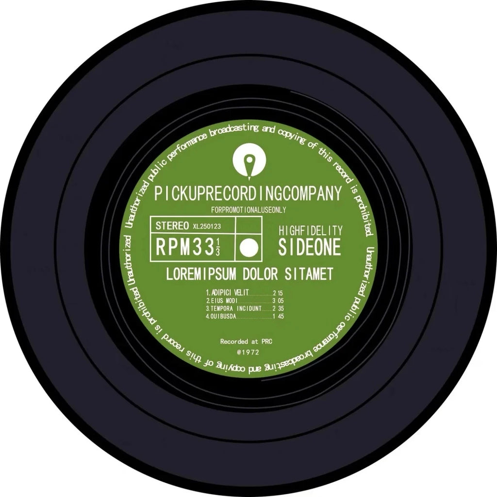 VIKAMA Record Music Cd Carpet Round Game Chair Floor Mat Room Decorated Living Room Lounge Large Area Non-Slip Carpet