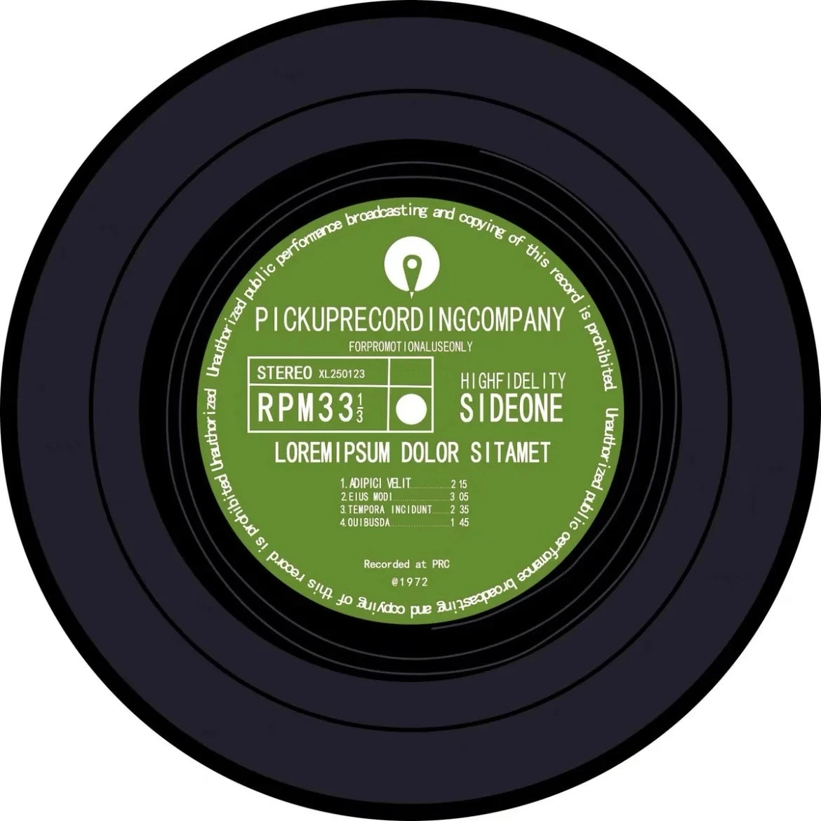 VIKAMA Record Music Cd Carpet Round Game Chair Floor Mat Room Decorated Living Room Lounge Large Area Non-Slip Carpet