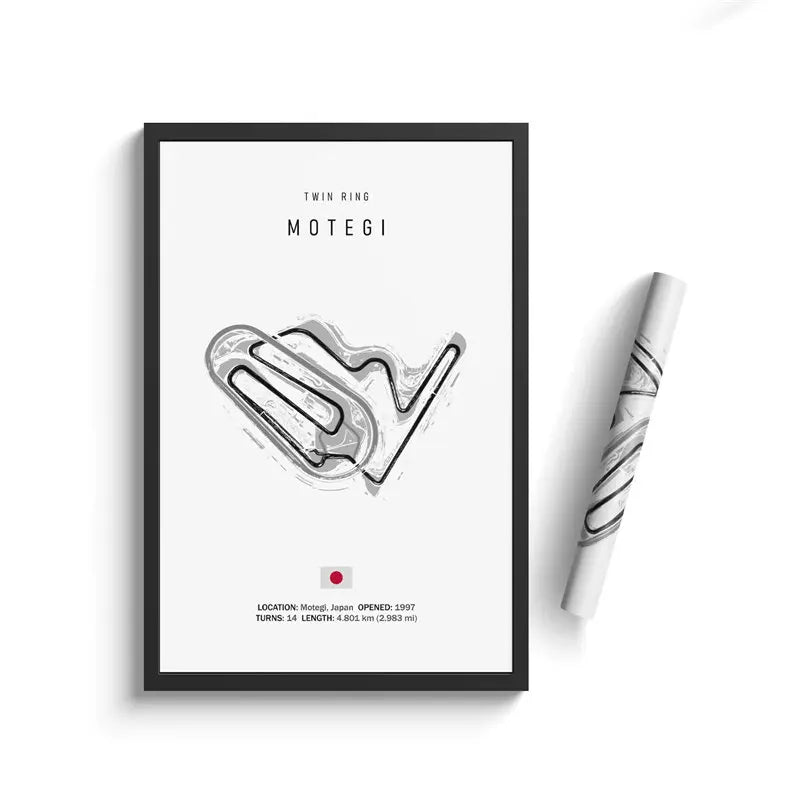 Classic Formula 1 Tracks Wall Art