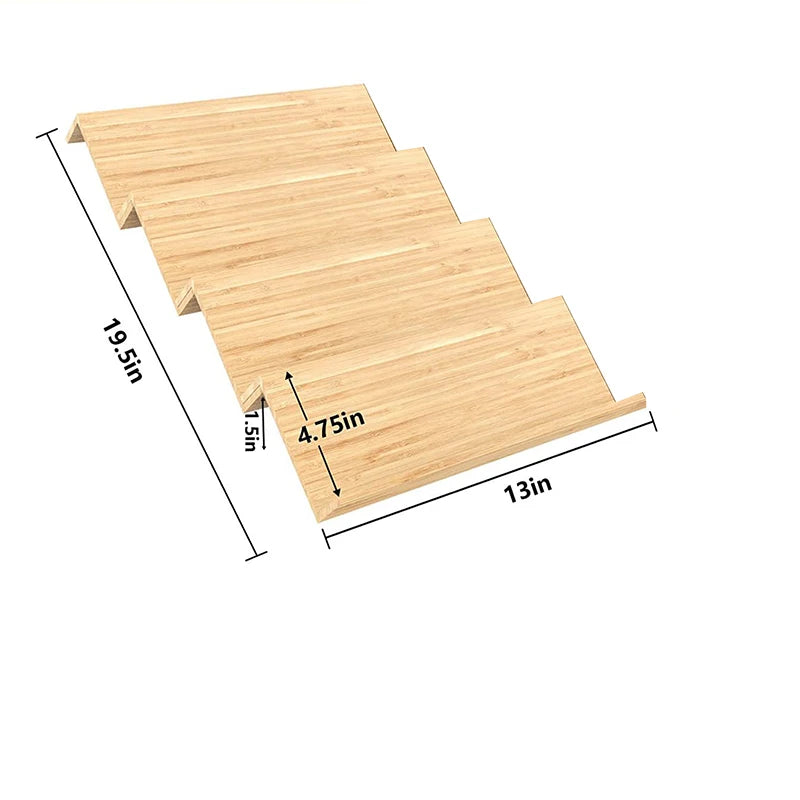 Bamboo Spice Drawer Organizer
