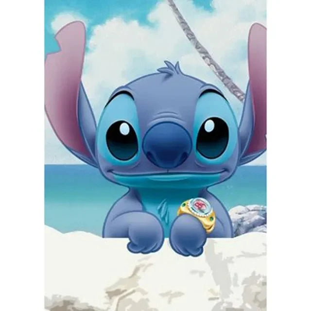 Disney Anime Canvas Painting Wall Art Cartoo Lilo & Stitch  Stitch& Angel Pictures On Canvas Posters And Prints Home Decor Mural