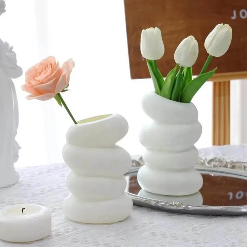 Creative White Flower Vase