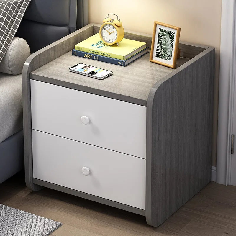 Bedside table Modern simple minimalist style Small storage locker Bedside table Bedroom bedside gap Small cabinet
