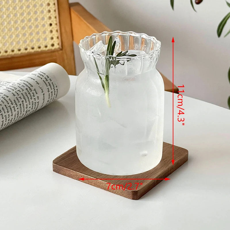 Watertight Transparent Glass Coffeeware, Perfect for Home Use