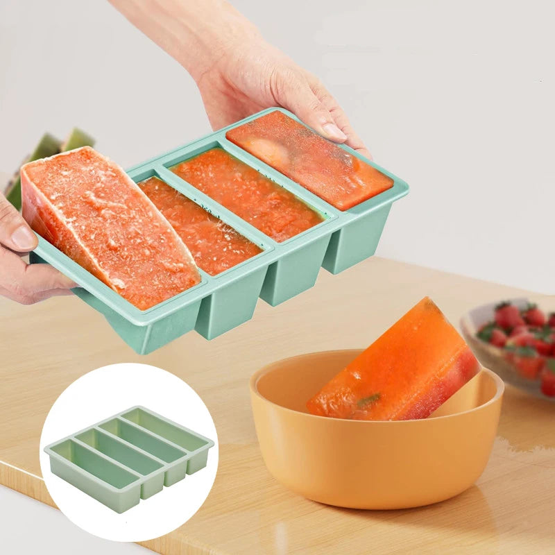 Silicone Freezer Tray with Lid