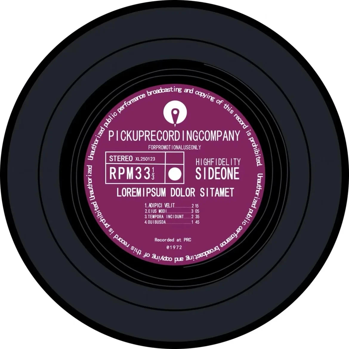 VIKAMA Record Music Cd Carpet Round Game Chair Floor Mat Room Decorated Living Room Lounge Large Area Non-Slip Carpet