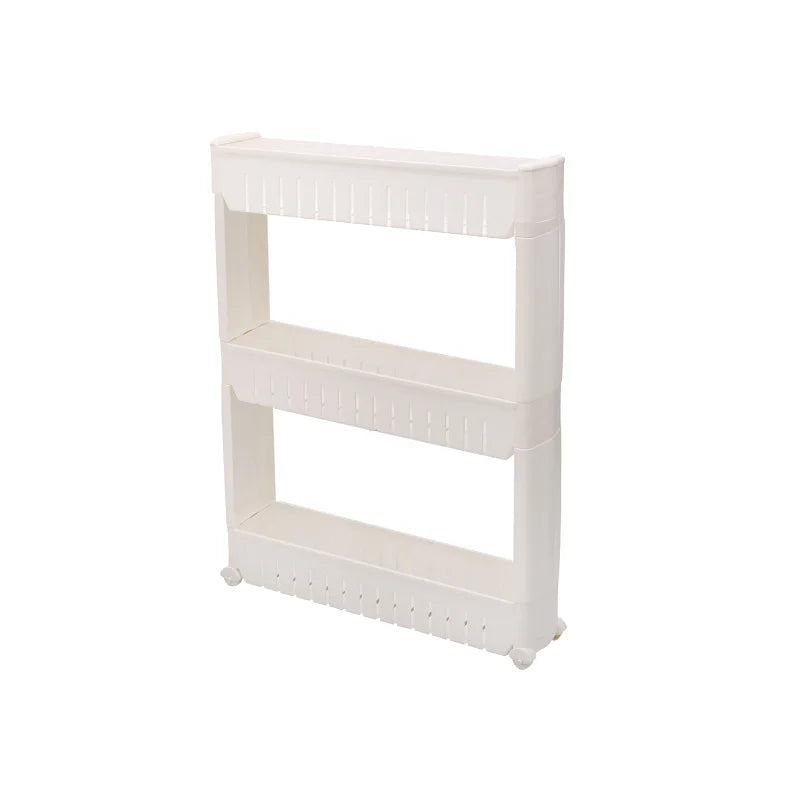 Narrow Rolling Storage Shelf