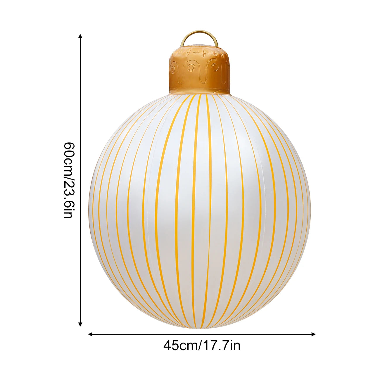 1PC  Inflatable Christmas Ornaments Balls Large PVC Holiday Inflatables Decorated Ball