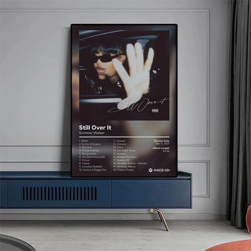 Hip Hop & R&B Music Poster – Summer Walker Art Print