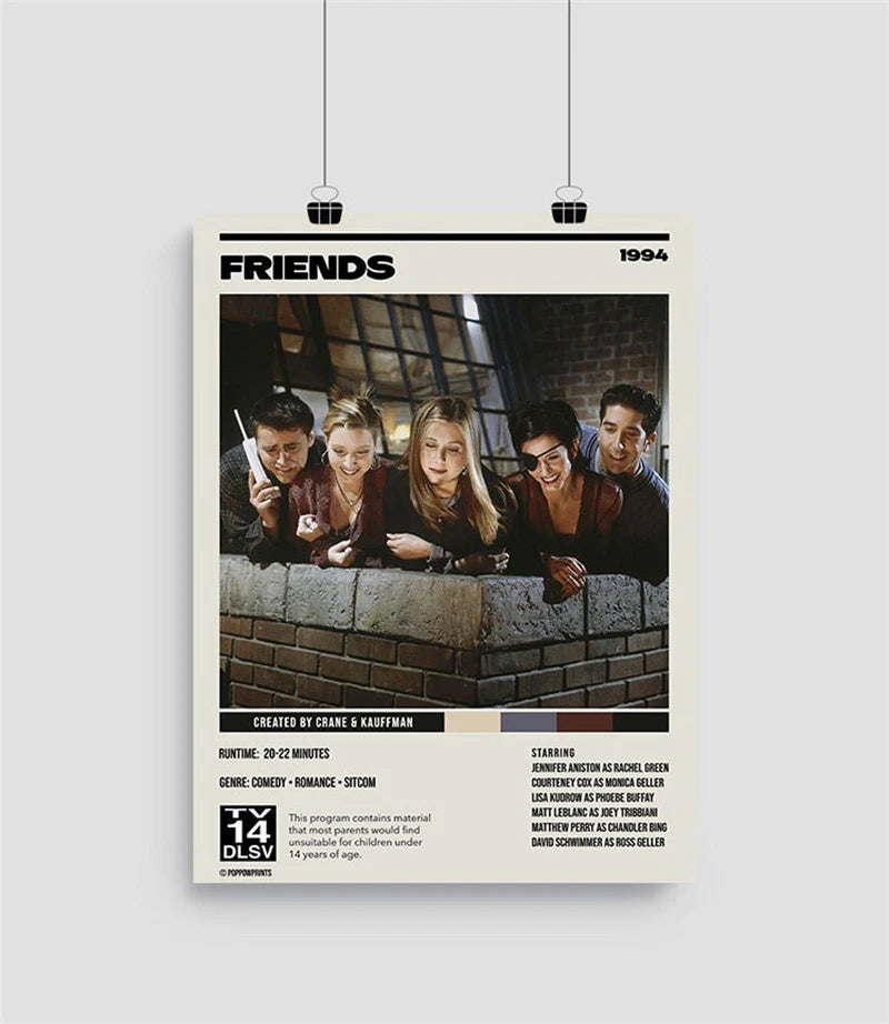 Friends Tv Show Poster Wall Art