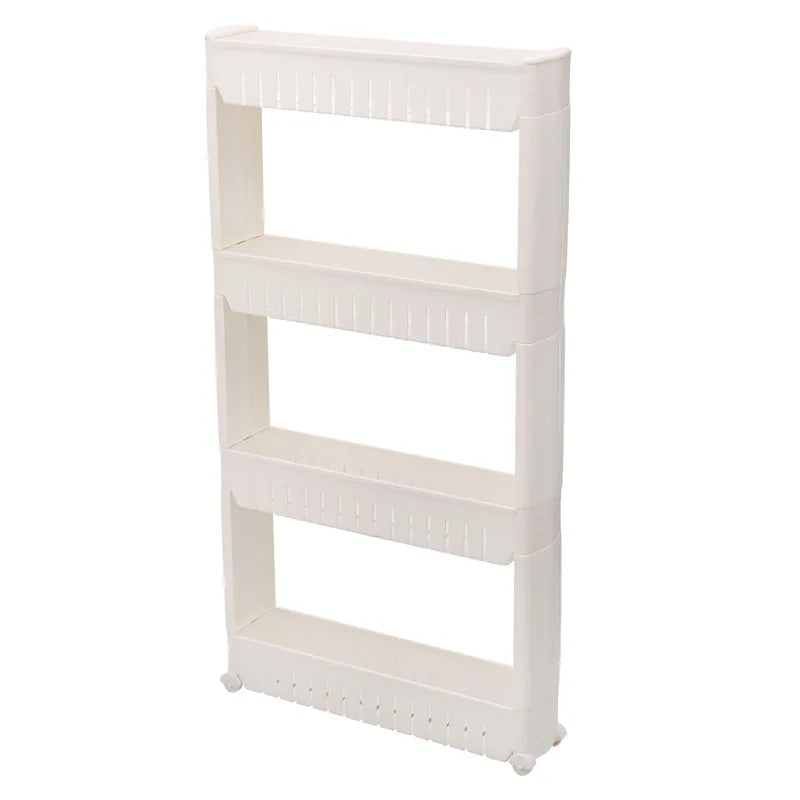 Narrow Rolling Storage Shelf