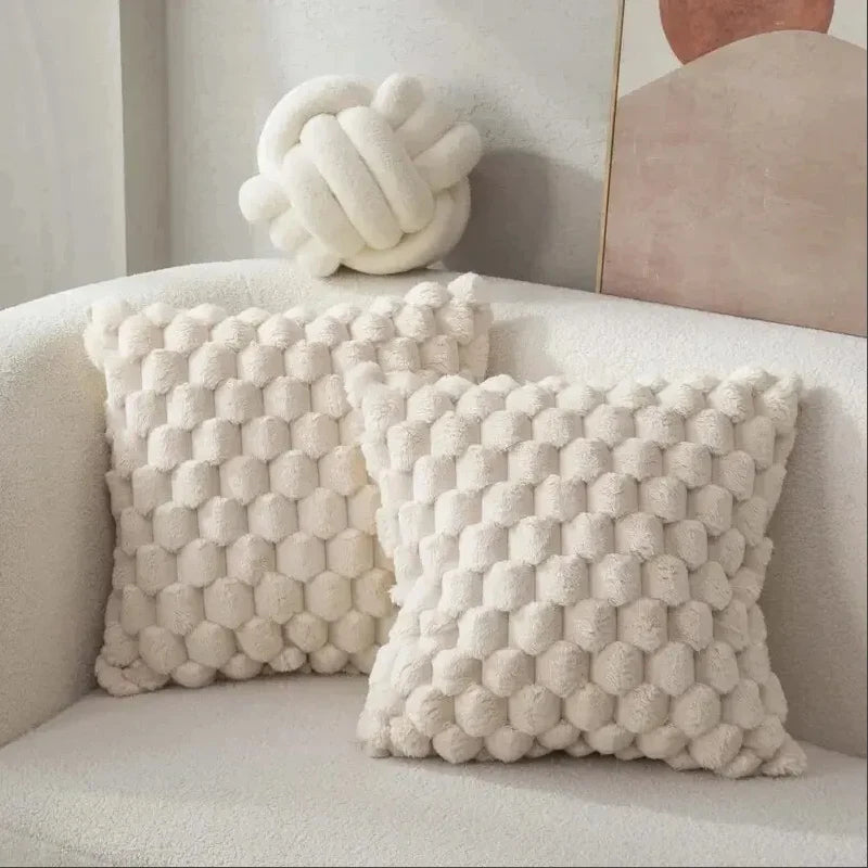 Soft Plush Pineapple Cushion Cover