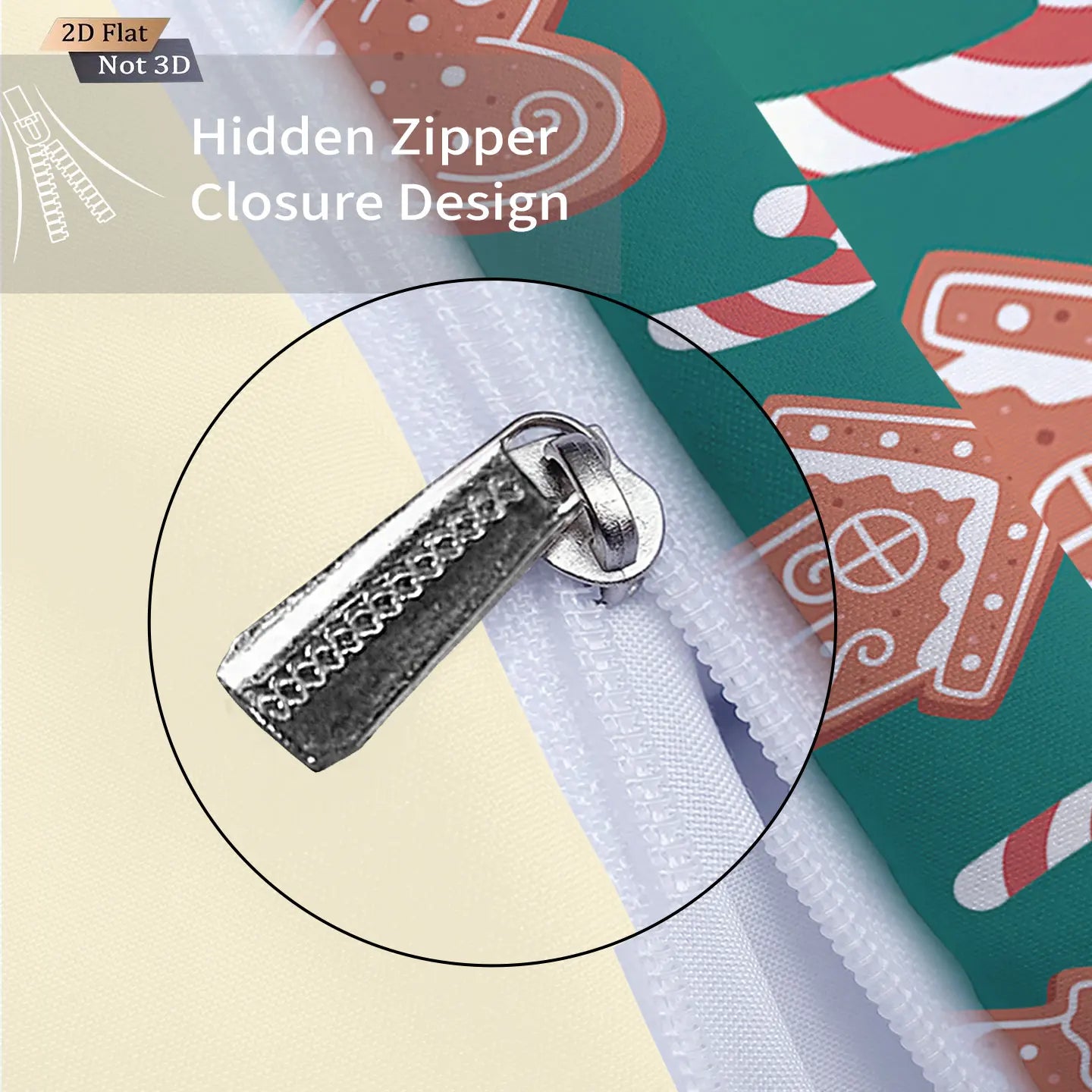 3pcs Merry Christmas Green Printed Chipless Quilt Set, Multi Size Soft Dormitory Bedding, Holiday Decoration Machine Washable