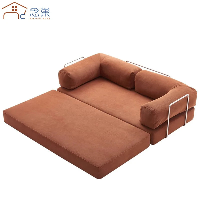 Vacuum Compression Fabric Sofa – Straight Row