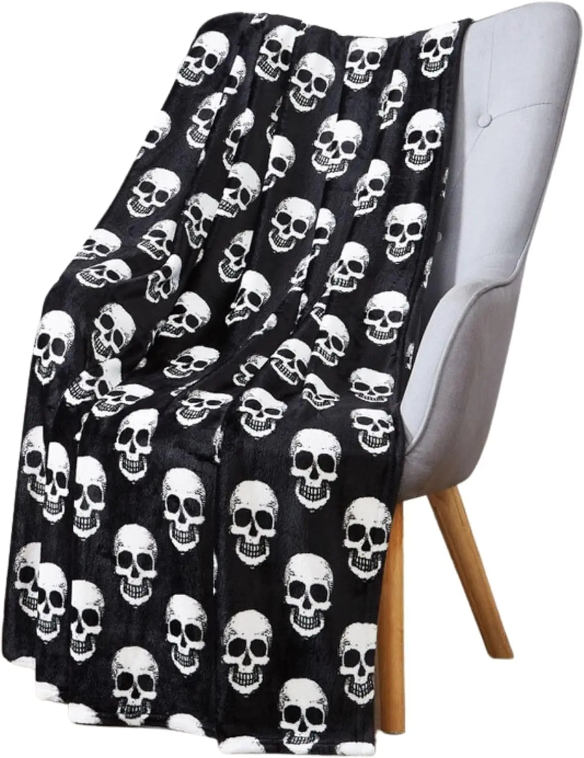 Halloween Black Bats Flannel Blanket