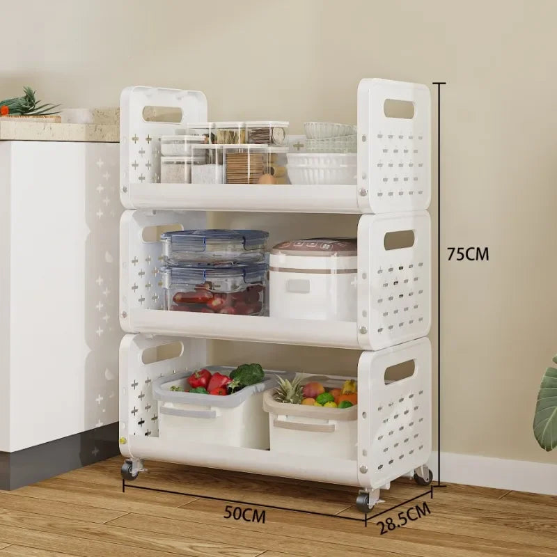 Multi-Tier Kitchen Storage Cart