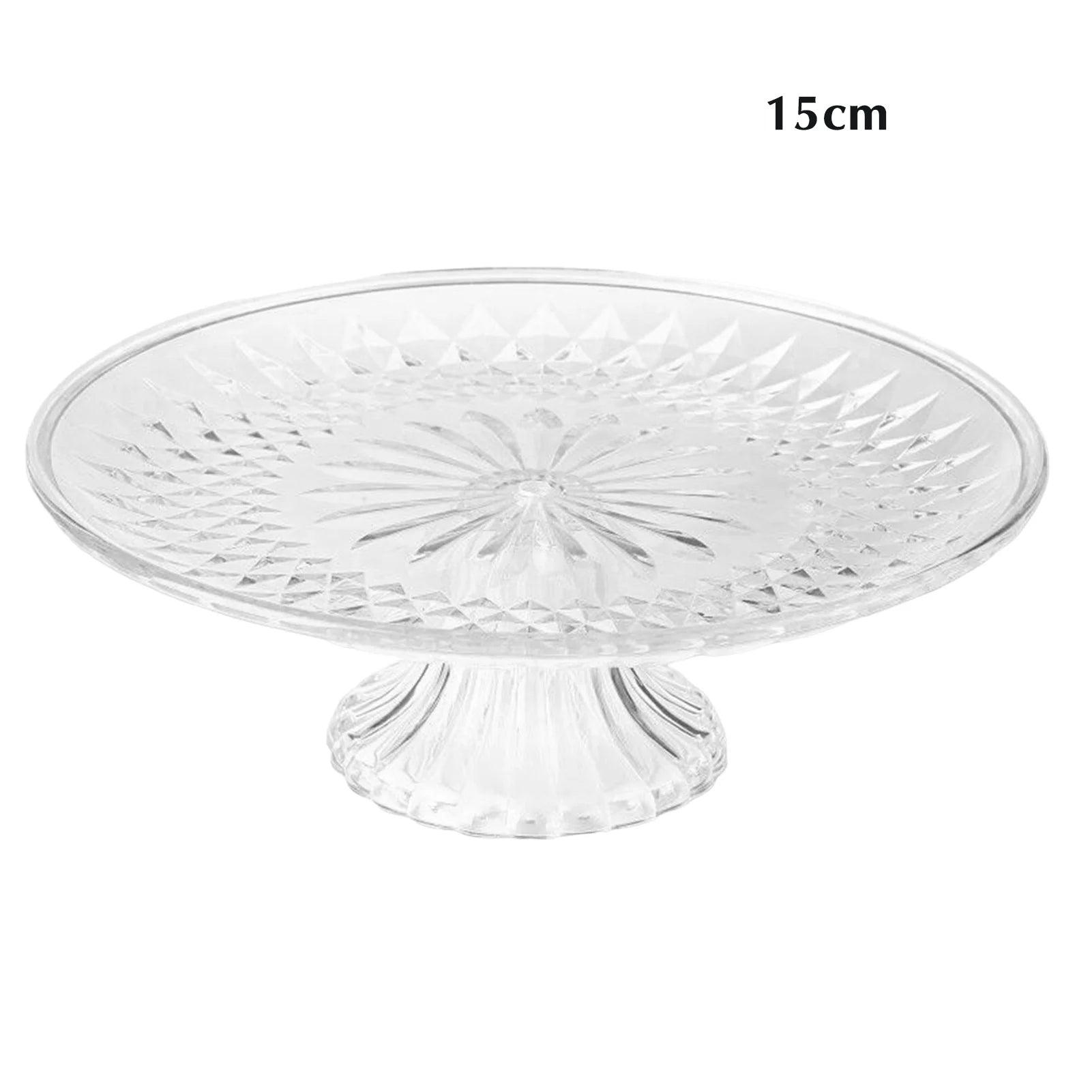 Cupcake Stand Display Platter Acrylic Large Stand Serving Dish For Cake Dessert Cupcake Fruits Tray