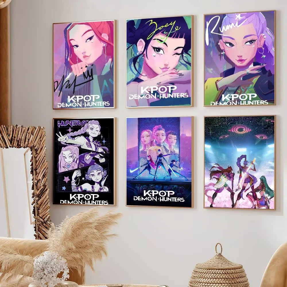 Demon Hunters K-Pop Movie Wall Art Print