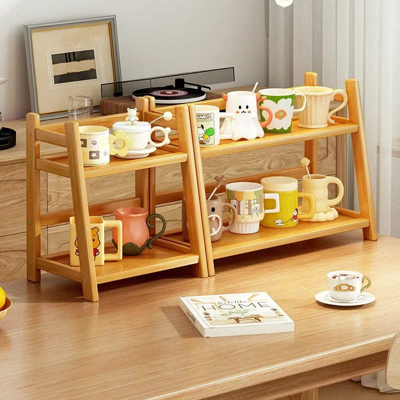 Medieval Rattan Cup Storage Rack