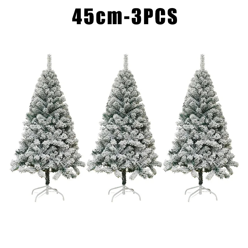 Snowy Flocked Christmas Tree