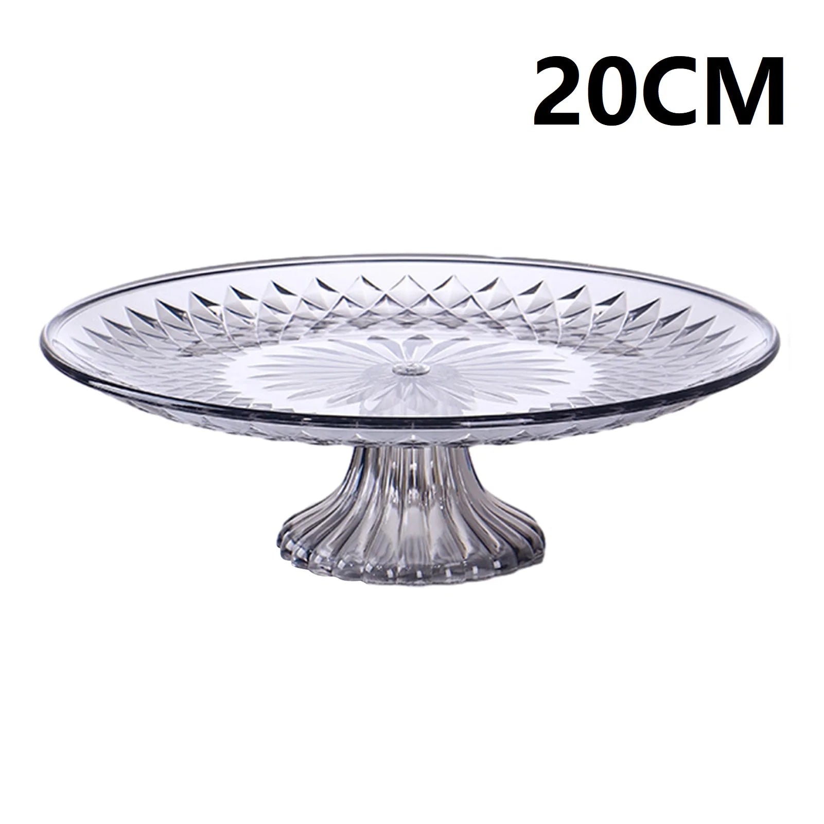 Cupcake Stand Display Platter Acrylic Large Stand Serving Dish For Cake Dessert Cupcake Fruits Tray