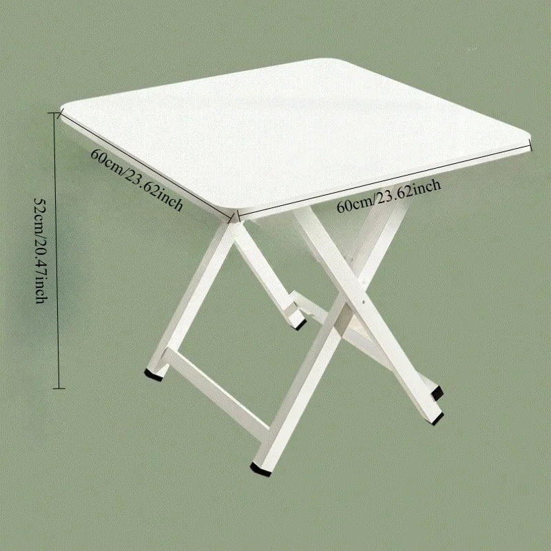 Folding Table Chair Set Household Dining Chair Simple Outdoor Dining Table and Chair Stall Foldable Dining Table and Chair