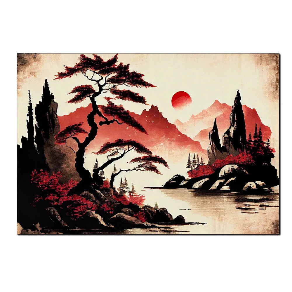 Japanese Art Print for Home, Bar, or Café