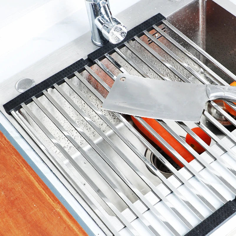 Roll-Up Over Sink Dish Drying Rack
