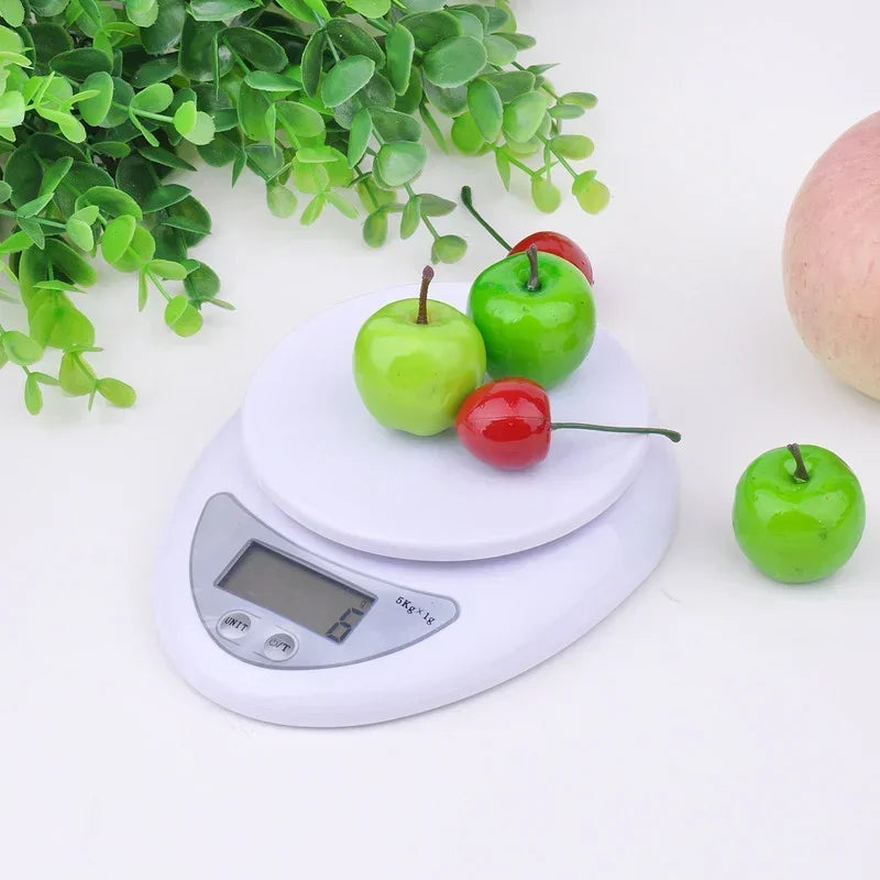 With tray 5kg LED Portable Digital Scale Scales Food Balance Measuring Weight Kitchen Scales Small Scale Weighing In Grams