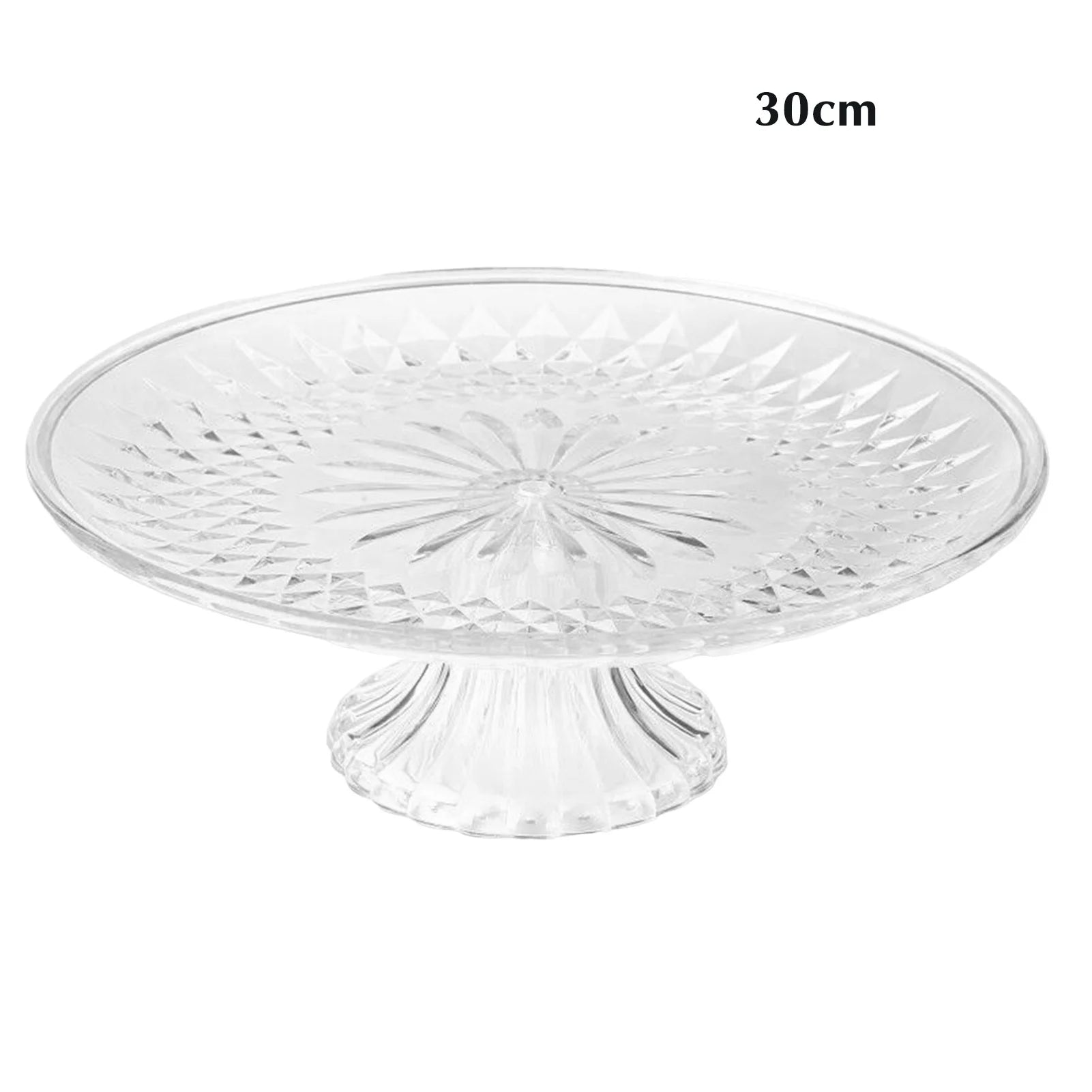 Cupcake Stand Display Platter Acrylic Large Stand Serving Dish For Cake Dessert Cupcake Fruits Tray