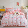 Strawberry Bedding Set Double Sheet Soft 3/4pcs Bed Sheet Set Duvet Cover Queen King Size Comforter Sets For Home For Child
