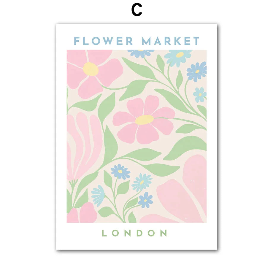 Flower Market Wall Art