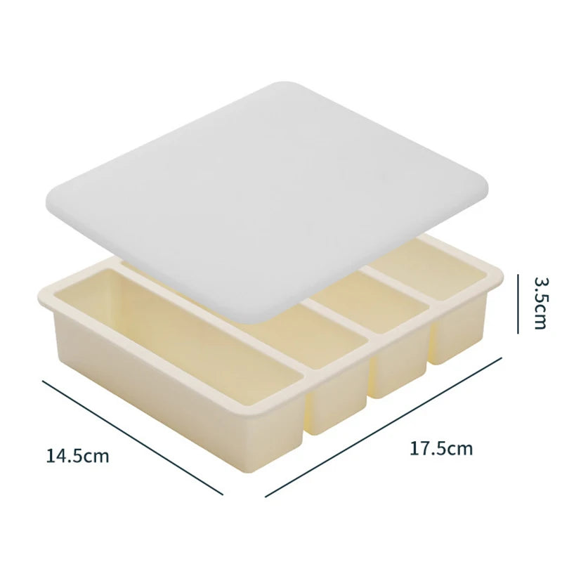Silicone Freezer Tray with Lid