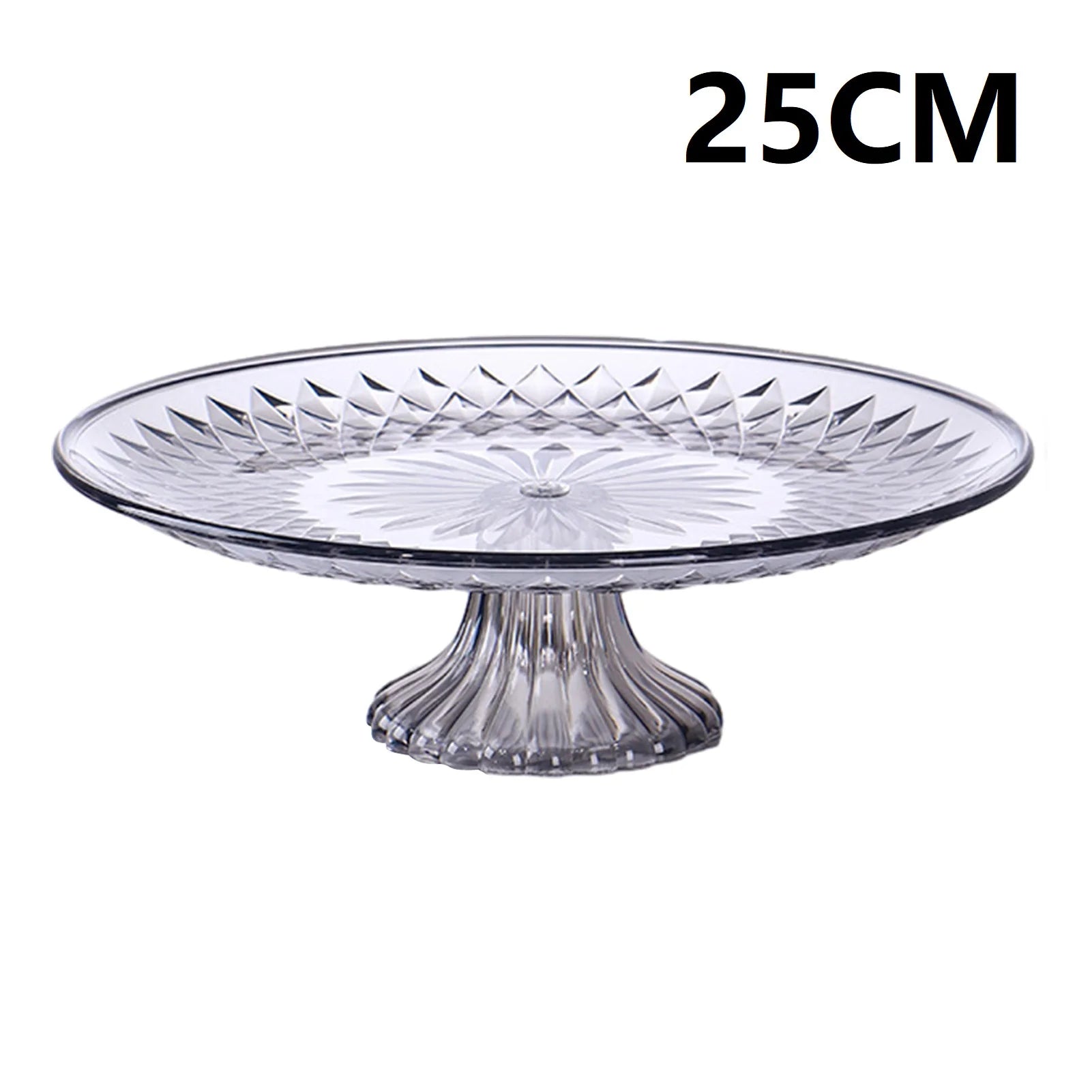 Cupcake Stand Display Platter Acrylic Large Stand Serving Dish For Cake Dessert Cupcake Fruits Tray