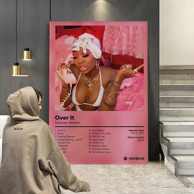 Hip Hop & R&B Music Poster – Summer Walker Art Print