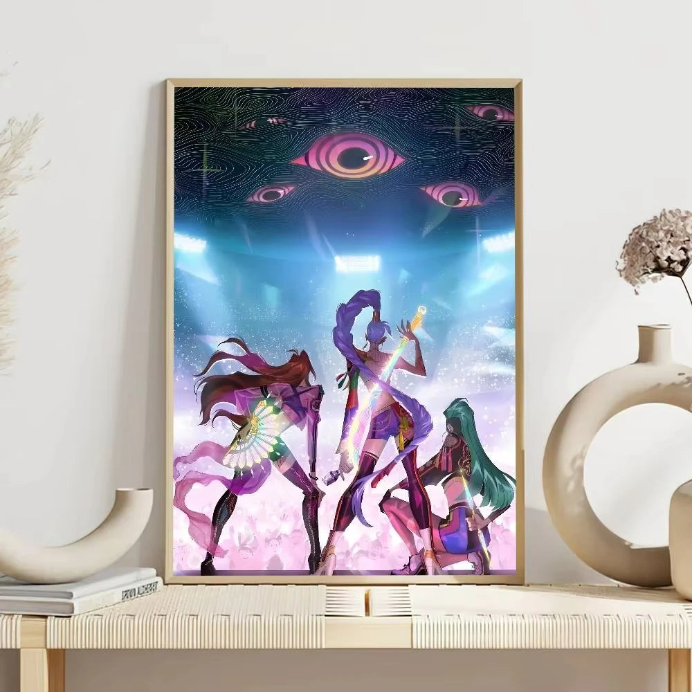 Demon Hunters K-Pop Movie Wall Art Print