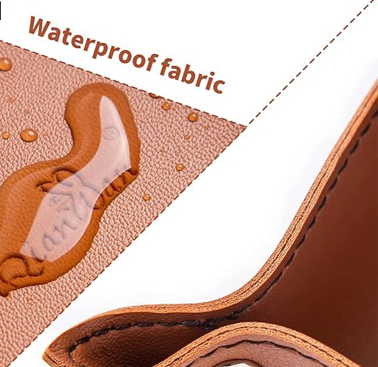 Leather Tray Foldable Table Catchall Storage Box Jewelry Key Coin Desk Top Organizer Entryway Nightstand Home Office Decoration